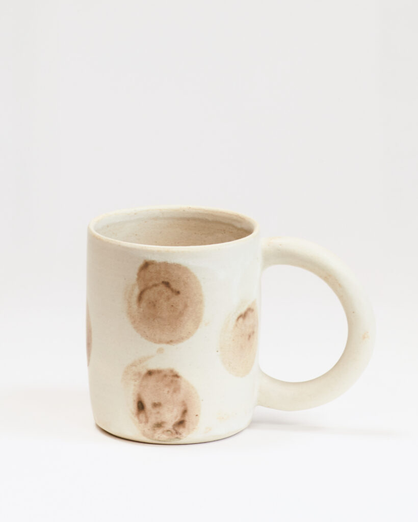 Cream latte mug - Circle